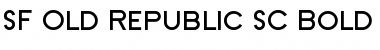 SF Old Republic SC Bold Font SF Old Republic SC Bold Font