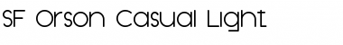 SF Orson Casual Light Regular Font SF Orson Casual Light Regular Font