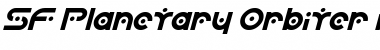 SF Planetary Orbiter Italic Font SF Planetary Orbiter Italic Font