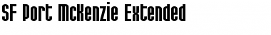 SF Port McKenzie Extended Regular Font SF Port McKenzie Extended Regular Font