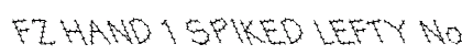 FZ HAND 1 SPIKED LEFTY Normal preview