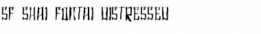 SF Shai Fontai Distressed Regular Font SF Shai Fontai Distressed Regular Font