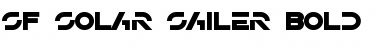 SF Solar Sailer Bold Font SF Solar Sailer Bold Font