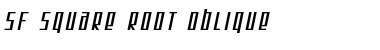 SF Square Root Font