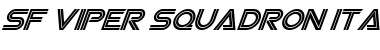 Viper Squadron Italic Font