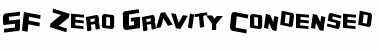 SF Zero Gravity Condensed Regular Font