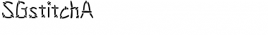 SGstitchA Font