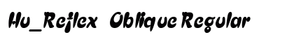 Hu_Reflex  Oblique Regular preview