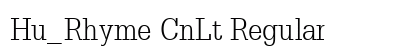 Hu_Rhyme CnLt Regular preview