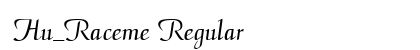 Hu_Raceme Regular preview