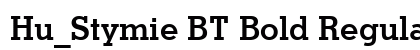 Hu_Stymie BT Bold Regular preview