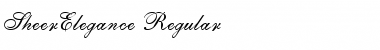SheerElegance Regular Font