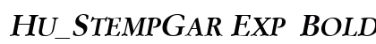 Hu_StempGar Exp BoldOblique Regular preview