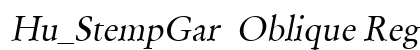 Hu_StempGar  Oblique Regular preview