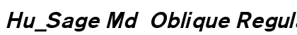 Hu_Sage Md  Oblique Regular preview