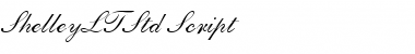 Shelley Script LT Std Regular Font