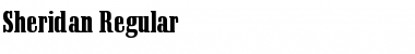 Sheridan Regular Font Sheridan Regular Font
