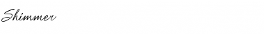Shimmer Font