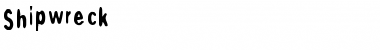 Shipwreck Regular Font Shipwreck Regular Font