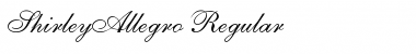 ShirleyAllegro Regular Font