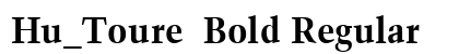 Hu_Toure  Bold Regular preview