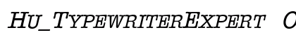 Hu_TypewriterExpert Oblique Regular preview