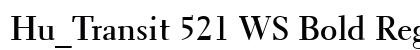 Hu_Transit 521 WS Bold Regular preview