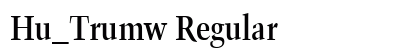 Hu_Trumw Regular preview