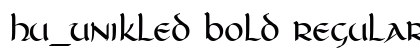 Hu_Unikled Bold Regular preview