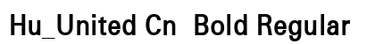 Hu_United Cn  Bold Regular preview