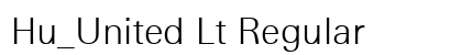 Hu_United Lt Regular preview