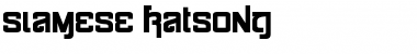 Siamese Katsong Regular Font