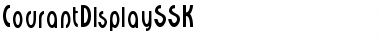 Download CourantDisplaySSK Font