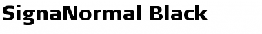 Download SignaNormal-Black Font