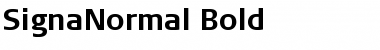SignaNormal-Bold Regular Font