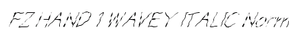 FZ HAND 1 WAVEY ITALIC Normal preview