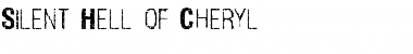 Silent Hell of Cheryl Font