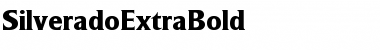 SilveradoExtraBold Roman Font