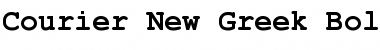 Courier New Greek Bold Font Courier New Greek Bold Font