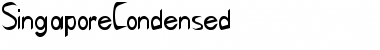 SingaporeCondensed Font