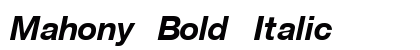 Mahony Bold Italic preview