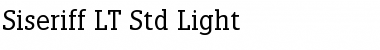 Siseriff LT Std Light Regular Font