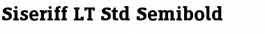 Siseriff LT Std Semibold Font