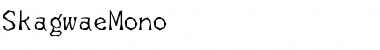 SkagwaeMono Font