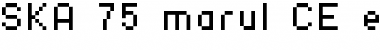 Download SKA_75_marul_CE_extended Font Download SKA_75_marul_CE_extended Font