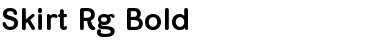 Skirt Bold Font Skirt Bold Font