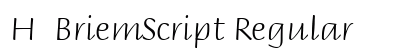 H_BriemScript Regular preview