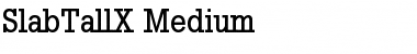 Download SlabTallX-Medium Font