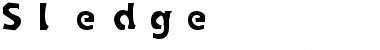 Sledge Regular Font