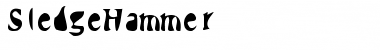Download SledgeHammer Font Download SledgeHammer Font